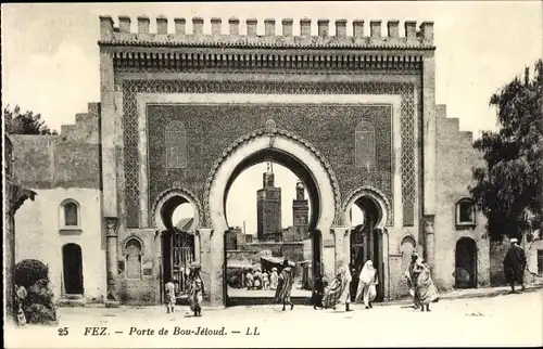 Ak Fès Fez Marokko, Porte de Bou Jeloud
