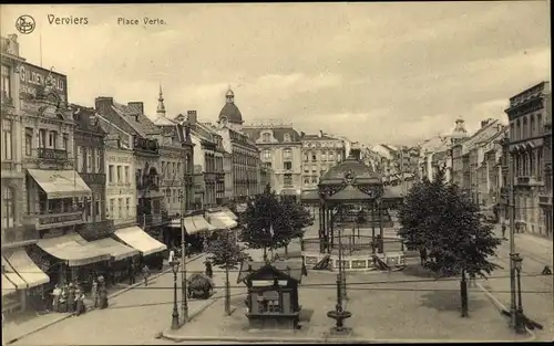 Ak Verviers Wallonien Lüttich, Place Verte