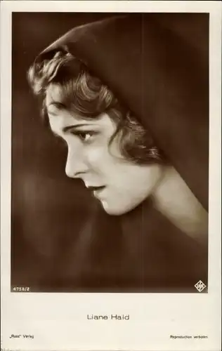 Ak Schauspielerin Liane Haid, Portrait, Ross Verlag 4758/2