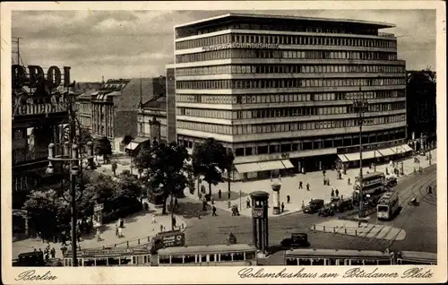 Ak Berlin Tiergarten, Columbushaus, Potsdamer Platz