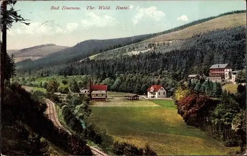 Ak Ilmenau in Thüringen, Ilmtal, Panorama