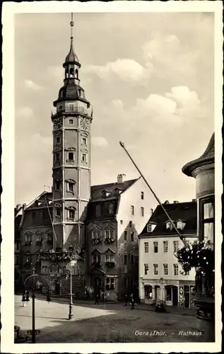 Ak Gera in Thüringen, Rathaus