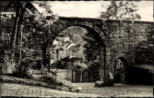 Ak Stadtroda in Thüringen, Rotes Tor