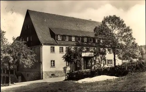 Ak Holzhau Rechenberg Bienenmühle Erzgebirge, FDGB-Ferienheim Fortschritt