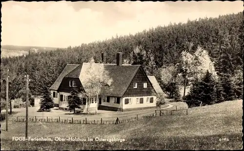 Ak Ober Holzhau Rechenberg Bienenmühle Erzgebirge, FDGB Ferienheim, Wald