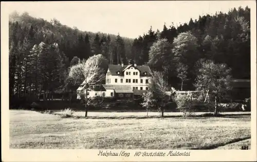 Ak Holzhau Rechenberg Bienenmühle Erzgebirge, HO Gaststätte Muldental
