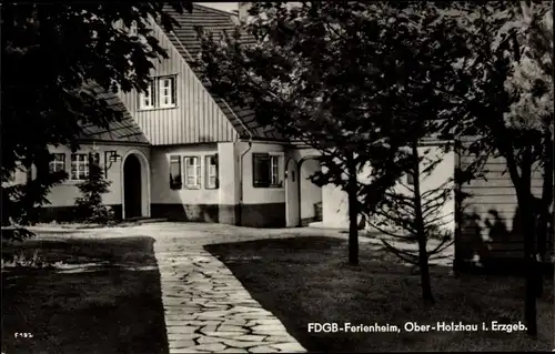Ak Ober Holzhau Rechenberg Bienenmühle Erzgebirge, FDGB-Ferienheim
