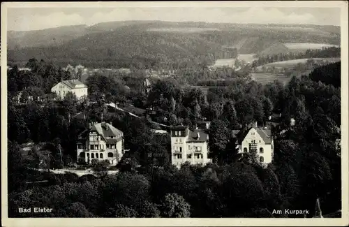 Ak Bad Elster im Vogtland, Am Kurpark