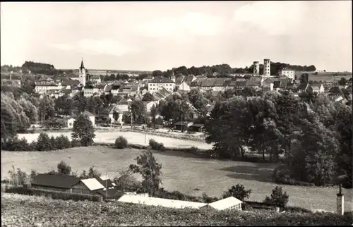 Ak Schleiz im Vogtland Thüringen, Ortsansicht mit Kirche