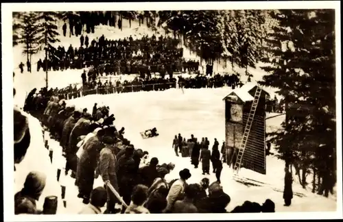Ak Oberhof im Thüringer Wald, Bobbahn