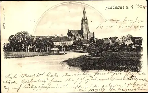 Ak Brandenburg an der Havel, Dom, Umgebung