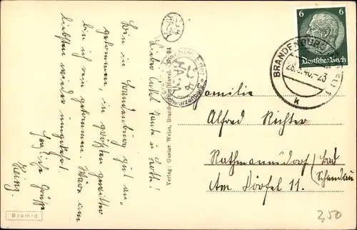 Ak Brandenburg an der Havel, Am Salzhof