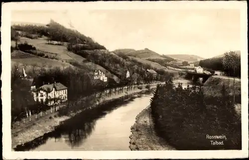 Ak Roßwein in Sachsen, Talbad