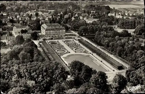 Ak Brühl in Westfalen, Schloss Augustusburg, Luftbild