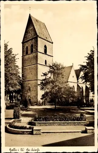 Ak Halle in Westfalen, Ev. Kirche