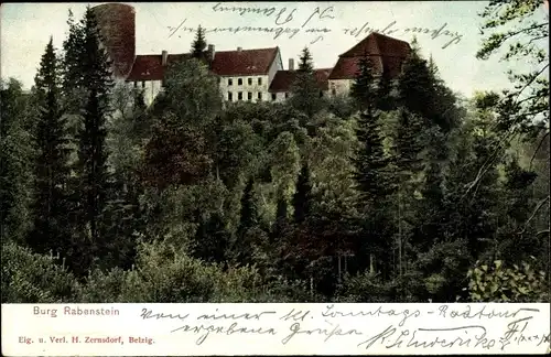 Ak Rabenstein Fläming in Brandenburg, Burg Rabenstein