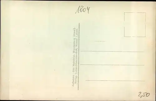 Ak Kloster Lehnin in der Mark, Ermordung des ersten Abtes durch die Wenden, Auszug der Mönche 1190