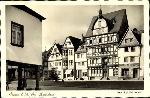 Ak Adenau in der Eifel, Marktplatz