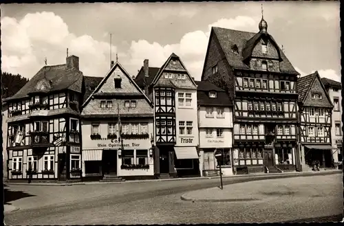 Ak Adenau in der Eifel, Geschäft Fritz Habig, Frisör, Konditorei, Markt