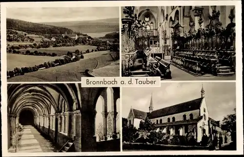 Ak Bronnbach Wertheim im Main Tauber Kreis, Kloster, Innenansichten