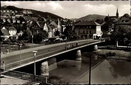 Ak Werdohl im Sauerland, Teilansicht, Brücke