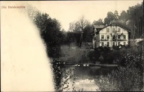 Ak Dresden Loschwitz, Dresdner Heide, Gasthof Heidemühle