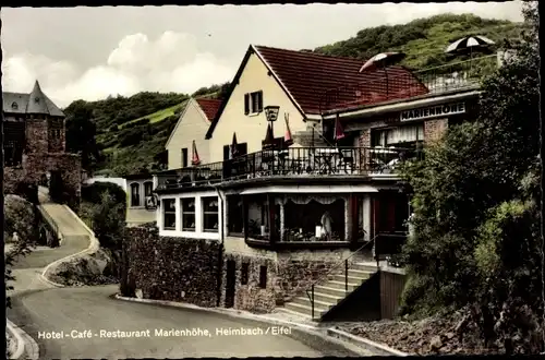 Ak Heimbach in der Eifel, Hotel-Cafe-Restaurant Marienhöhe
