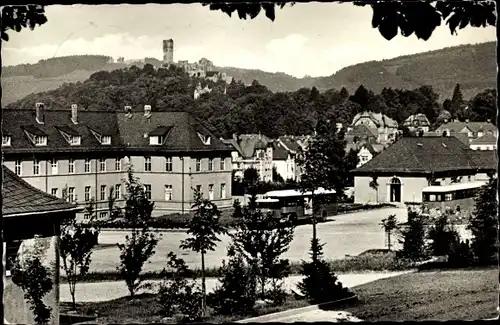 Ak Königstein im Taunus Hessen, Albertus Magnus Kolleg mit Königsteiner Burg