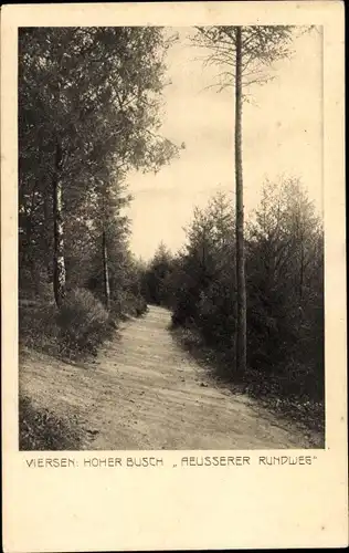 Ak Viersen in Nordrhein Westfalen, Hoher Busch, Äußerer Rundweg