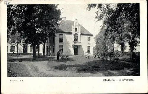 Ak Koevorden Drenthe Niederlande, Stadhuis