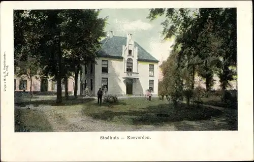 Ak Koevorden Drenthe Niederlande, Stadhuis