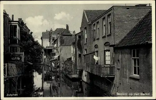 Ak Zutphen Gelderland, Gezicht op den Berkel