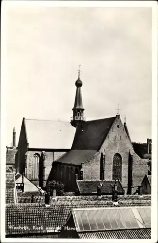 Ak Waalwijk Nordbrabant Niederlande, Kerk aan de Haven