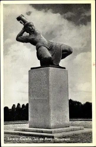Ak Sprang Capelle Nordbrabant Niederlande, Jan de Rooij-Monument