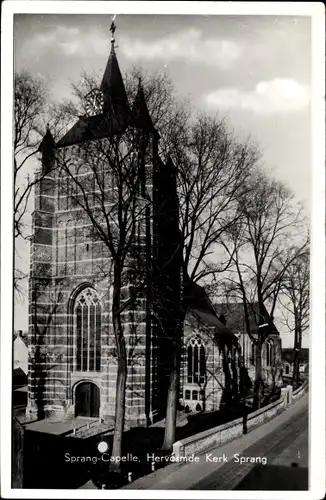 Ak Sprang Capelle Nordbrabant Niederlande, Herv. Kerk Sprang