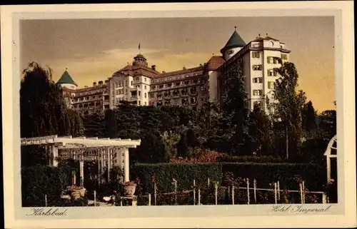 Ak Karlovy Vary Karlsbad Stadt, Hotel Impérial