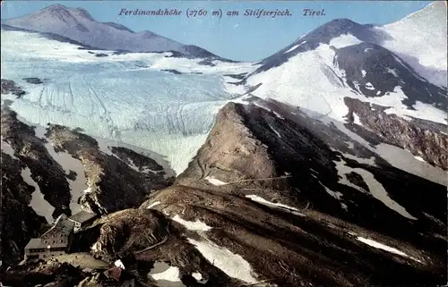 Ak Ferdinandshöhe am Stilfserjoch Südtirol, Panorama