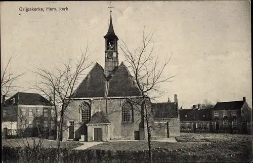 Ak Grijpskerke Zeeland, Herv. Kerk