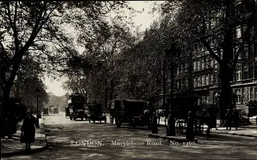 Ak London City England, Marylebone Road