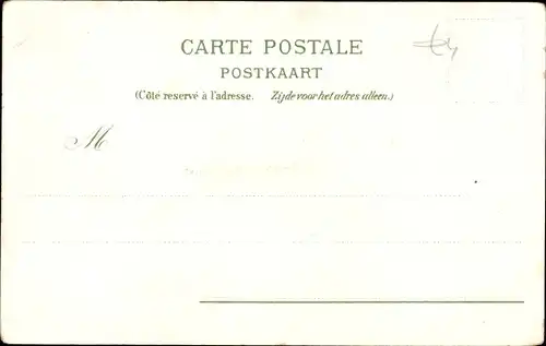 Litho Anvers Antwerpen Flandern, Palais du Roi, Banque Nationale, Statue de Rubens