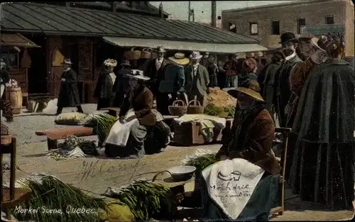 Ak Quebec Kanada, Market Scene