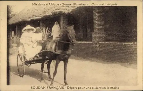 Ak Sudan, Missions d'Afrique, Depart pour une excursion lointaine