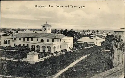 Ak Mombasa Kenia, Law Courts and Town View