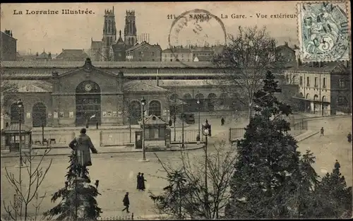 Ak Nancy Meurthe et Moselle, La Gare
