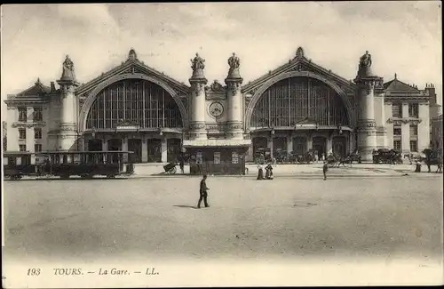 Ak Tours Indre et Loire, La Gare