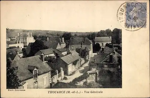 Ak Thouarcé Maine et Loire, Vue Generale