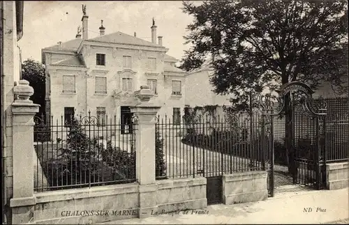 Ak Chalons sur Marne, La Banque de France