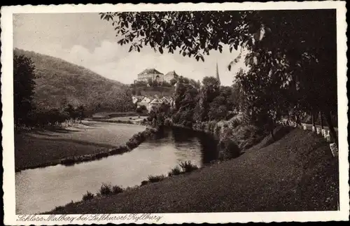 Ak Kyllburg in der Eifel Rheinland Pfalz, Schloss Malberg