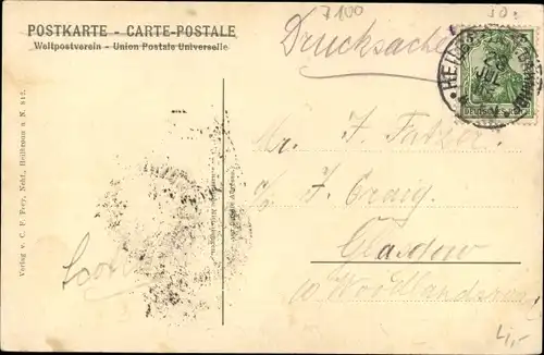 Ak Heilbronn am Neckar, Partie am Neckar