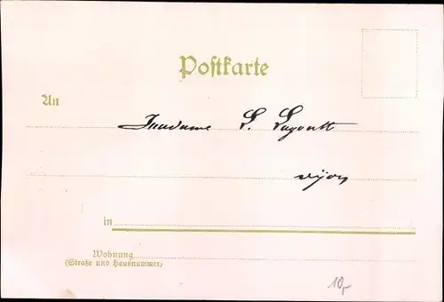 Ak Affaire Zola Esterhazy, Die verschleierte Dame, No. 1, Dreyfus Affäre